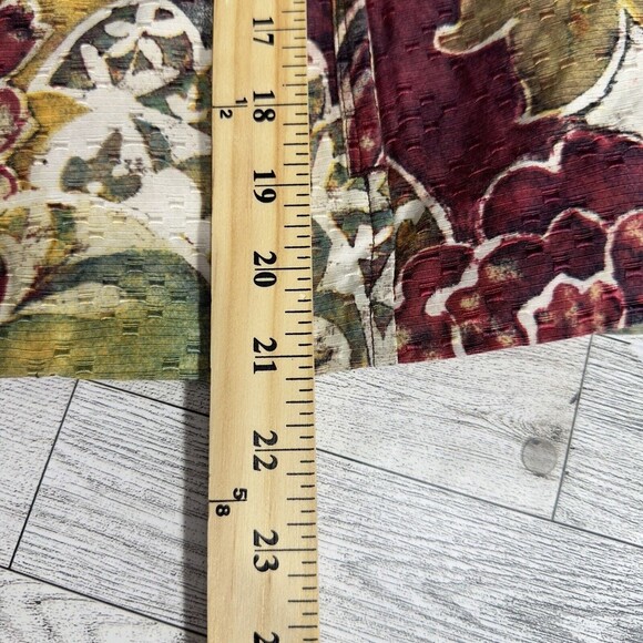 Chico's Blazer Jacket Womens Size Small/6 Silk Blend Textured Paisley Print - Picture 11 of 13